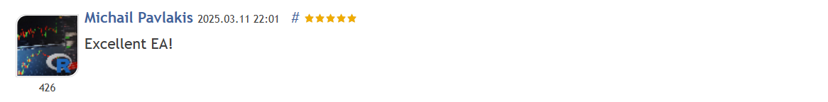 Customer review 3 for Boring Pips MT5